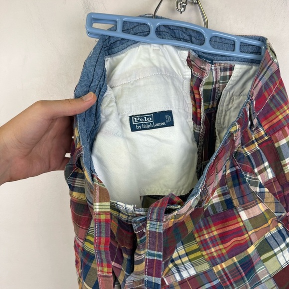 Polo Ralph Lauren Men's Madras Plaid Shorts Size 34 - Picture 4 of 9